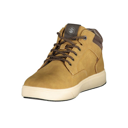 Brown Polyester Sneaker