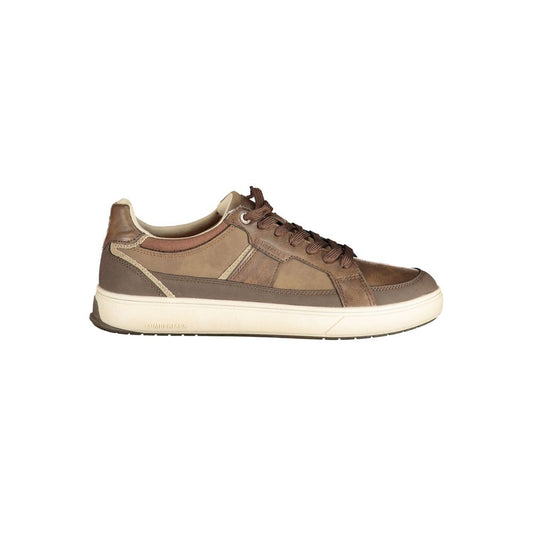 Brown Polyester Sneaker