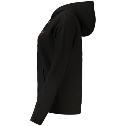 Black Cotton Sweatshirt