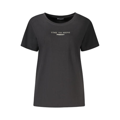 Black Cotton T-Shirt