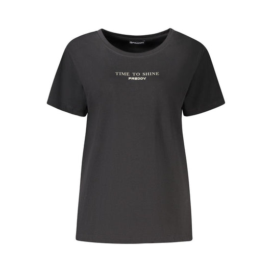Black Cotton T-Shirt
