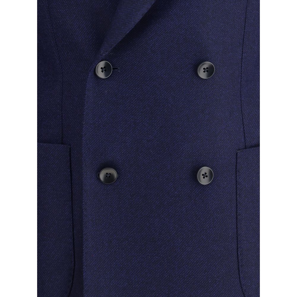Double-Breasted Jacket in Virgin Wool