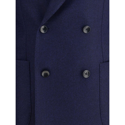 Double-Breasted Jacket in Virgin Wool