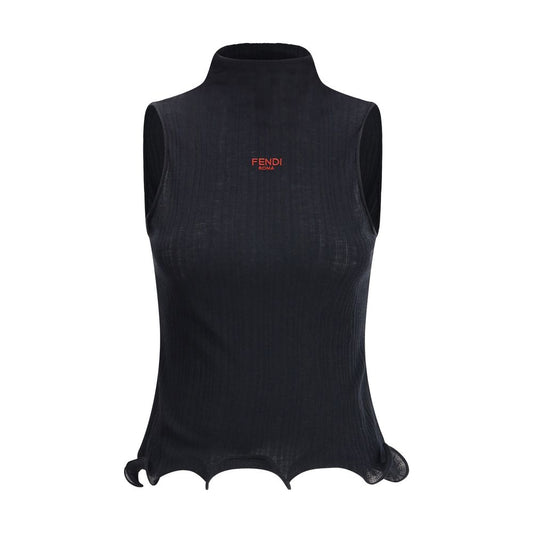 Sleeveless Virgin Wool Top