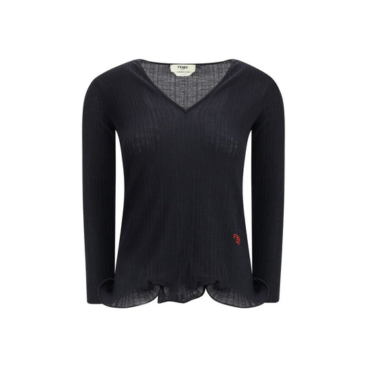 Long-sleeved Virgin Wool top