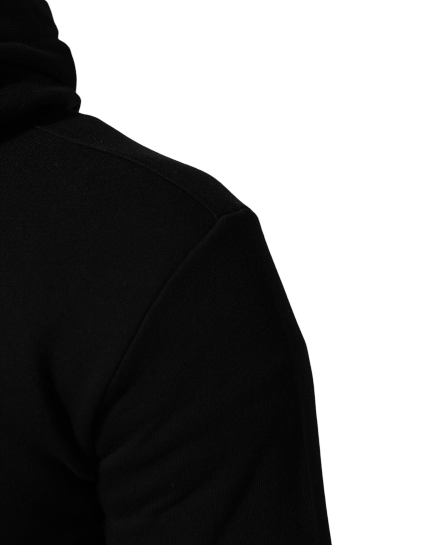 Sweater Black Cotton Hooded Men Sweatshirt Sweater