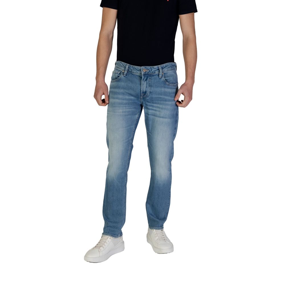 Blue Cotton Skinny Jean