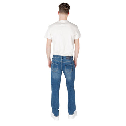Blue Cotton Skinny Jean