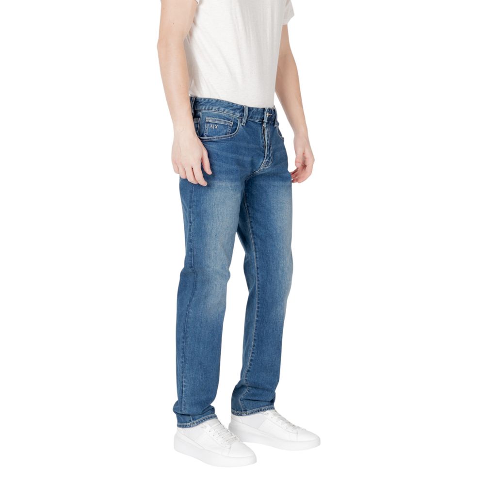 Blue Cotton Skinny Jean