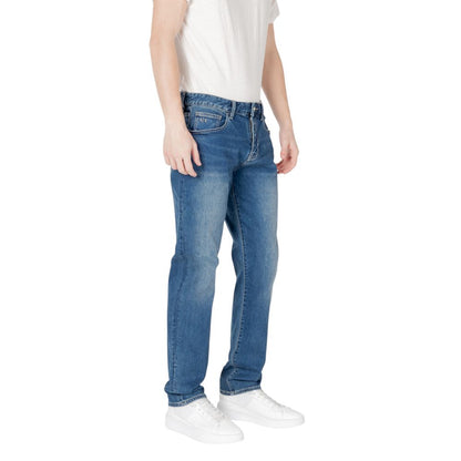 Blue Cotton Skinny Jean