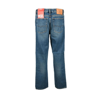 Blue Cotton Skinny Jean