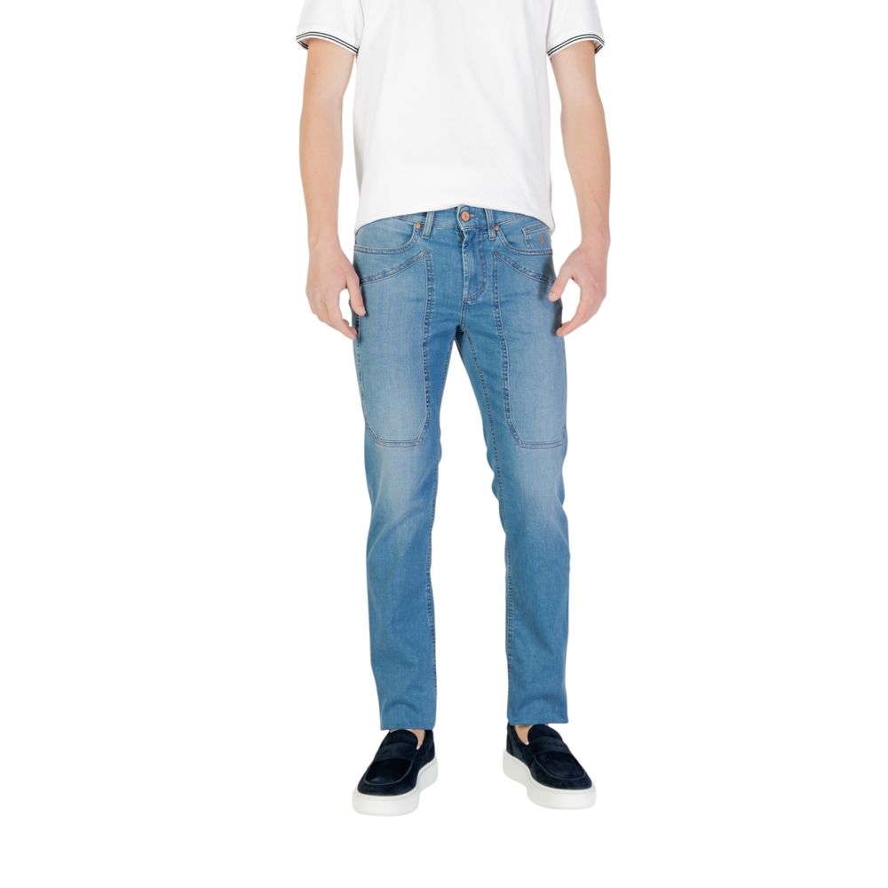 Light Blue Cotton Skinny Jean