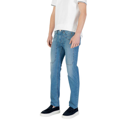 Light Blue Cotton Skinny Jean