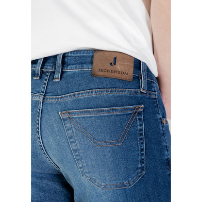 Blue Cotton Skinny Jean