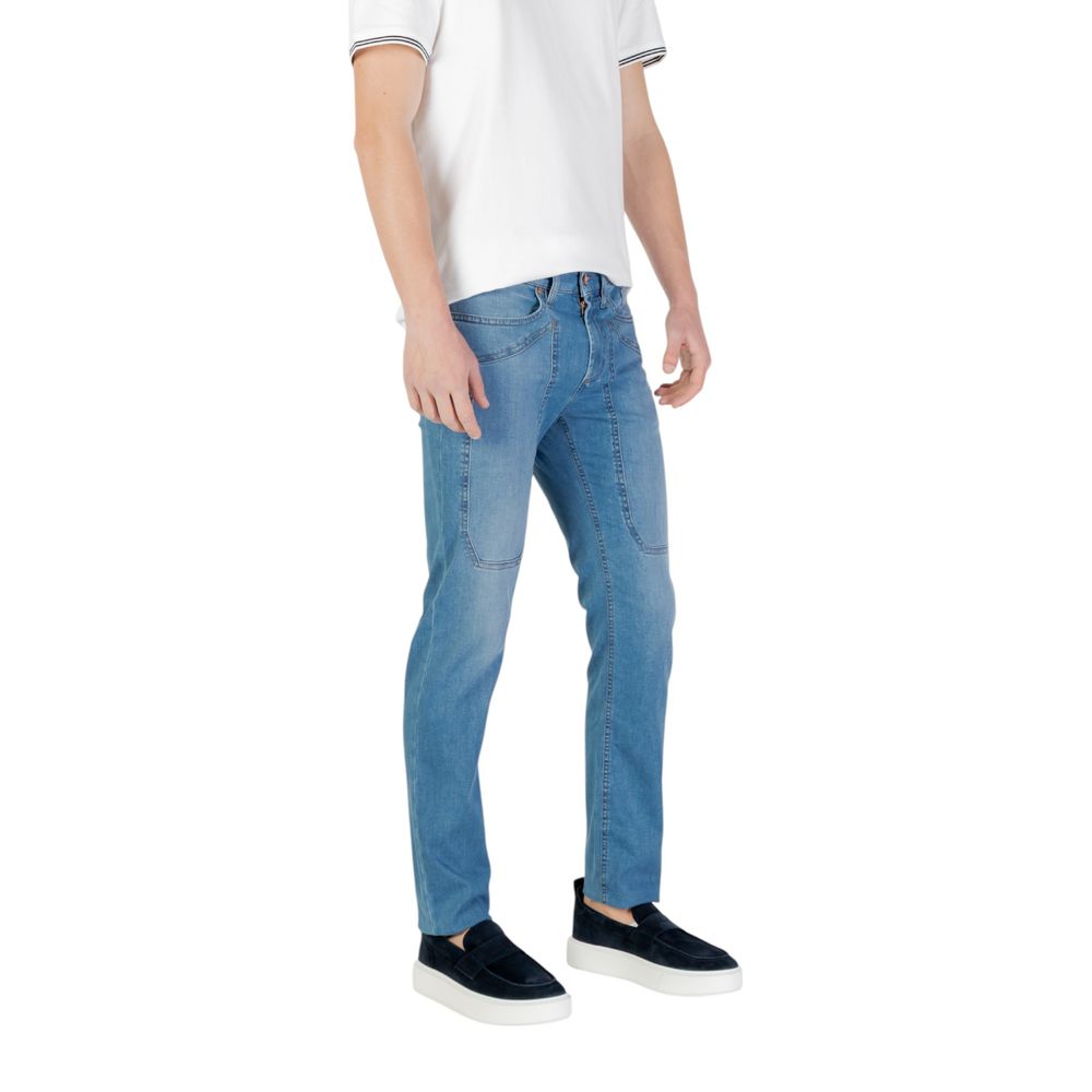 Light Blue Cotton Skinny Jean