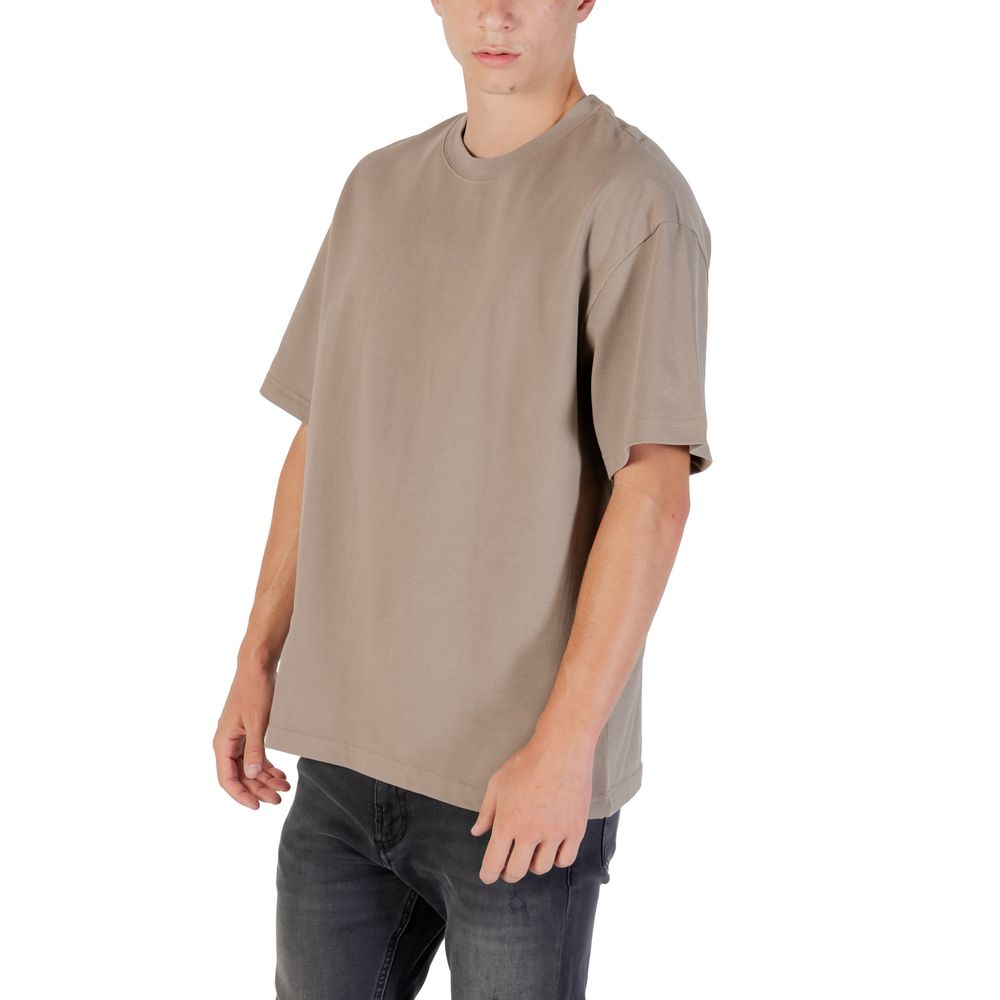 Beige Cotton T-Shirt