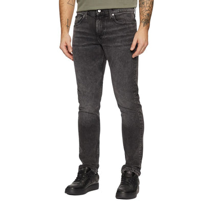 Gray Cotton Skinny Jean