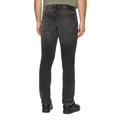 Gray Cotton Skinny Jean