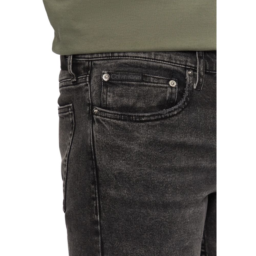 Gray Cotton Skinny Jean