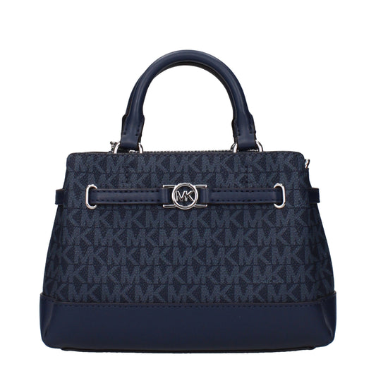 Blue Fabric Handbags