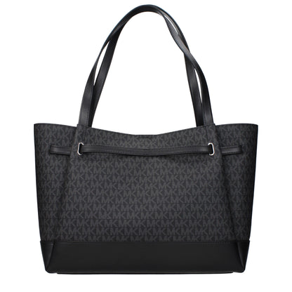 Black Fabric Shoulder Bags