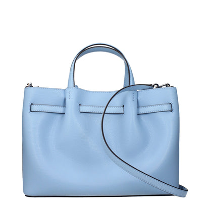 Light Blue Leather Handbags