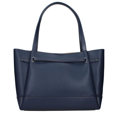 Blue Leather Shoulder Bags
