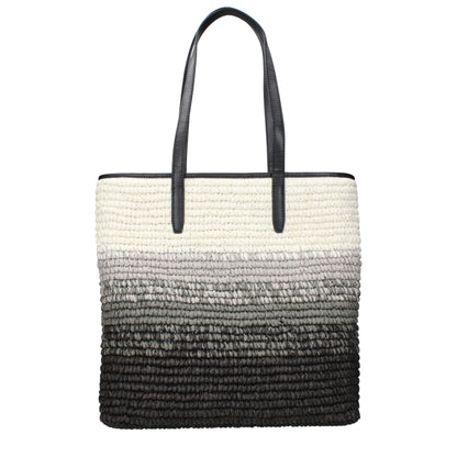 Black Raffia Shoulder Bags
