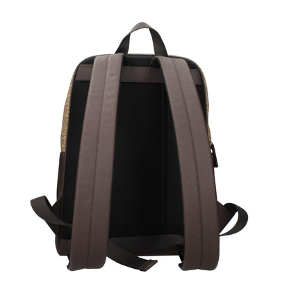Brown Fabric Backpacks