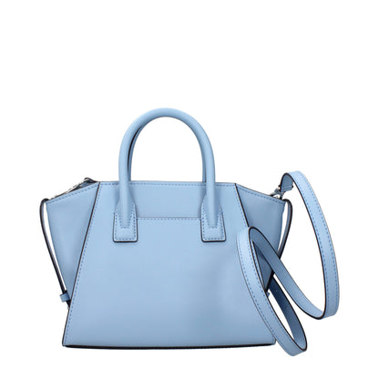 Light Blue Leather Handbags