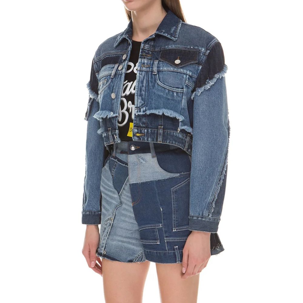 Denim Patchwork Jacket
