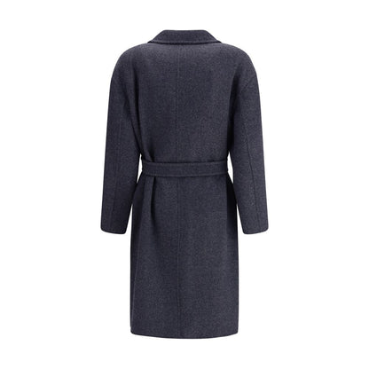 Denim-effect Wool Carnia Coat