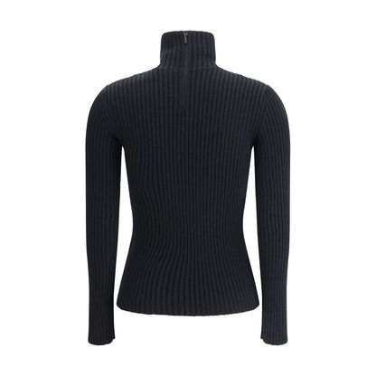 Ribbed long-sleeve T-shirt