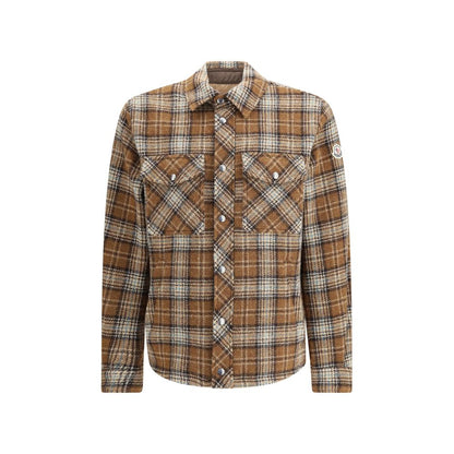Checked wool Overshirt