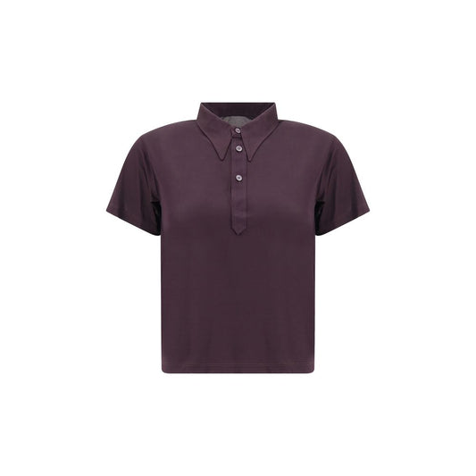 Semi-sheer polo Shirt