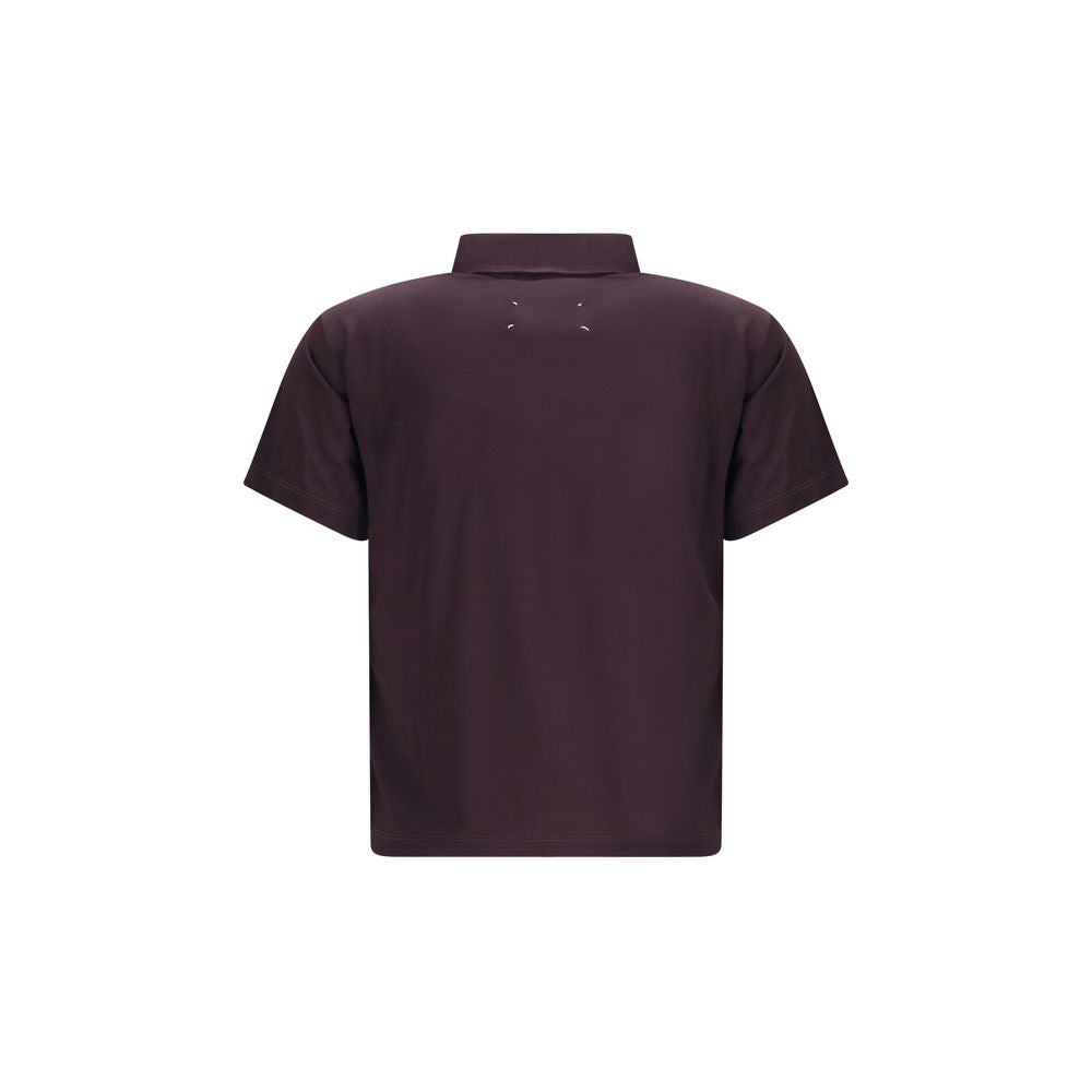 Semi-sheer polo Shirt