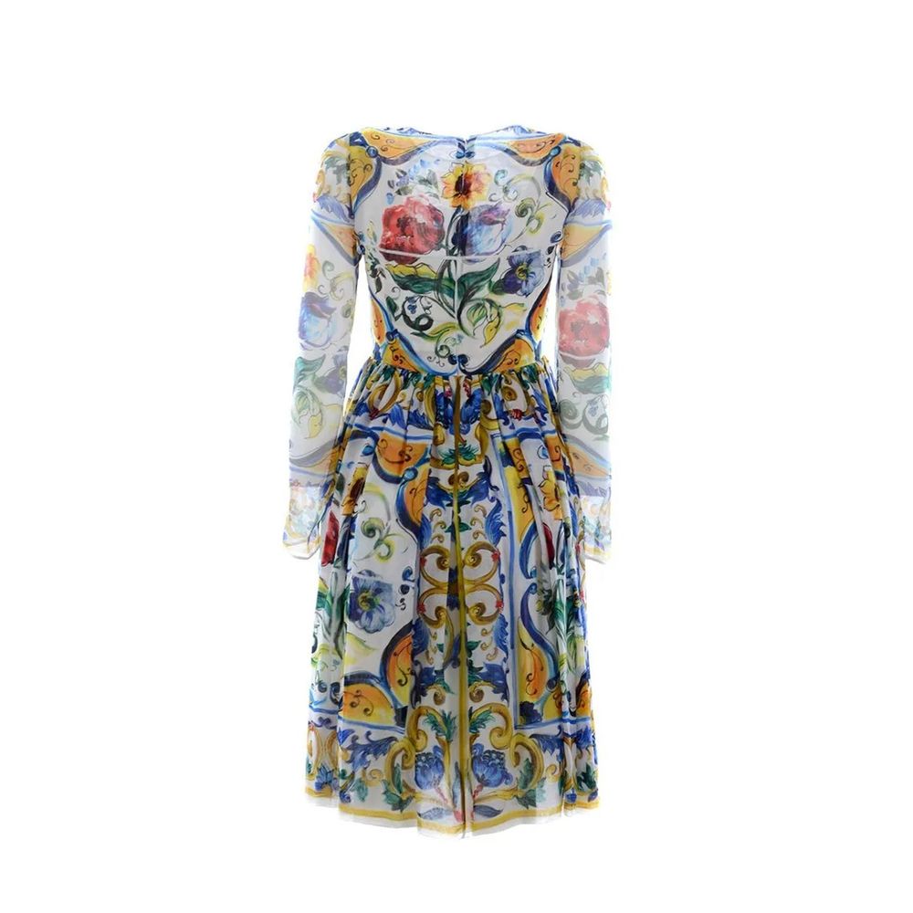 Silk Maiolica Dress