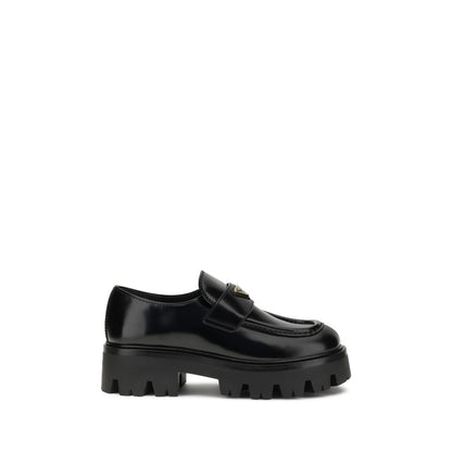Leather Monolith Loafers