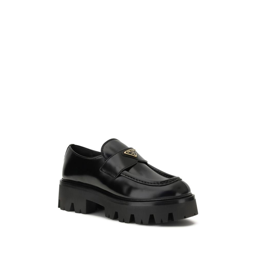 Leather Monolith Loafers