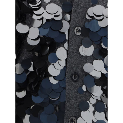 Sequined Wool Cardigan