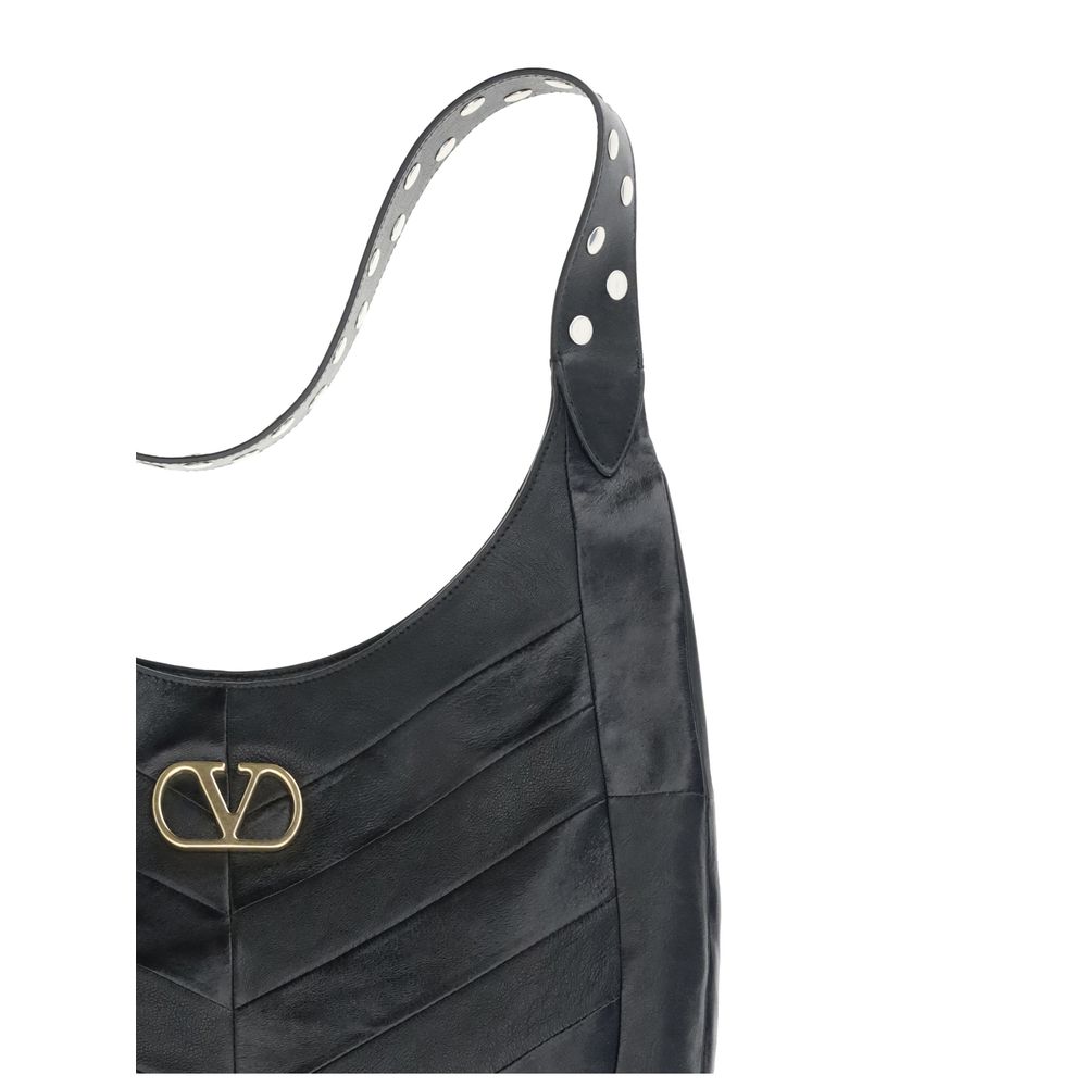 Shoulder Bag with a chevron motif