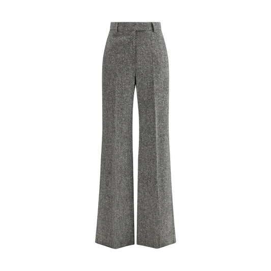 Bottonato Natté Wool Trousers