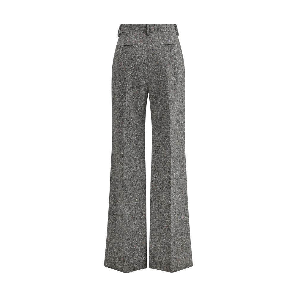 Bottonato Natté Wool Trousers