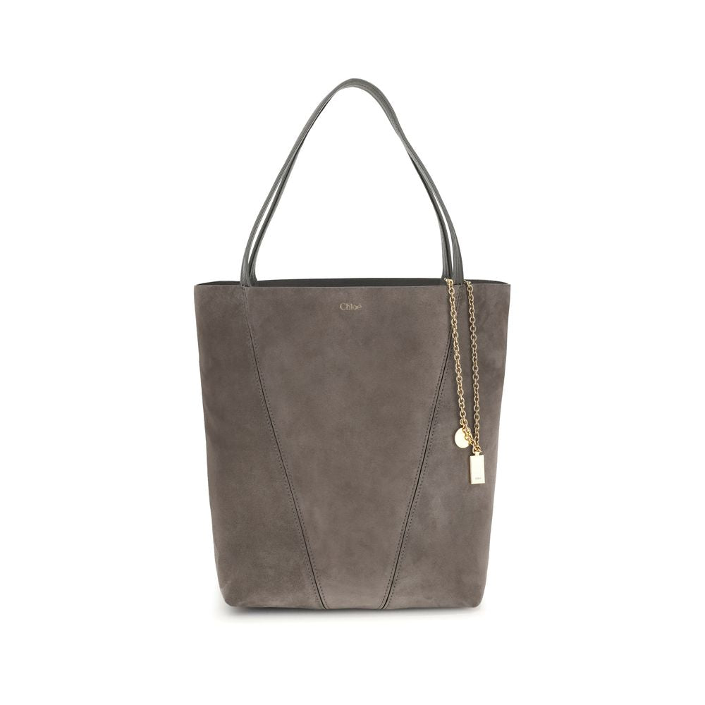 Suede Spin Tote Bag