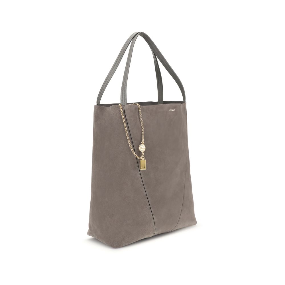 Spin suede Tote Bag