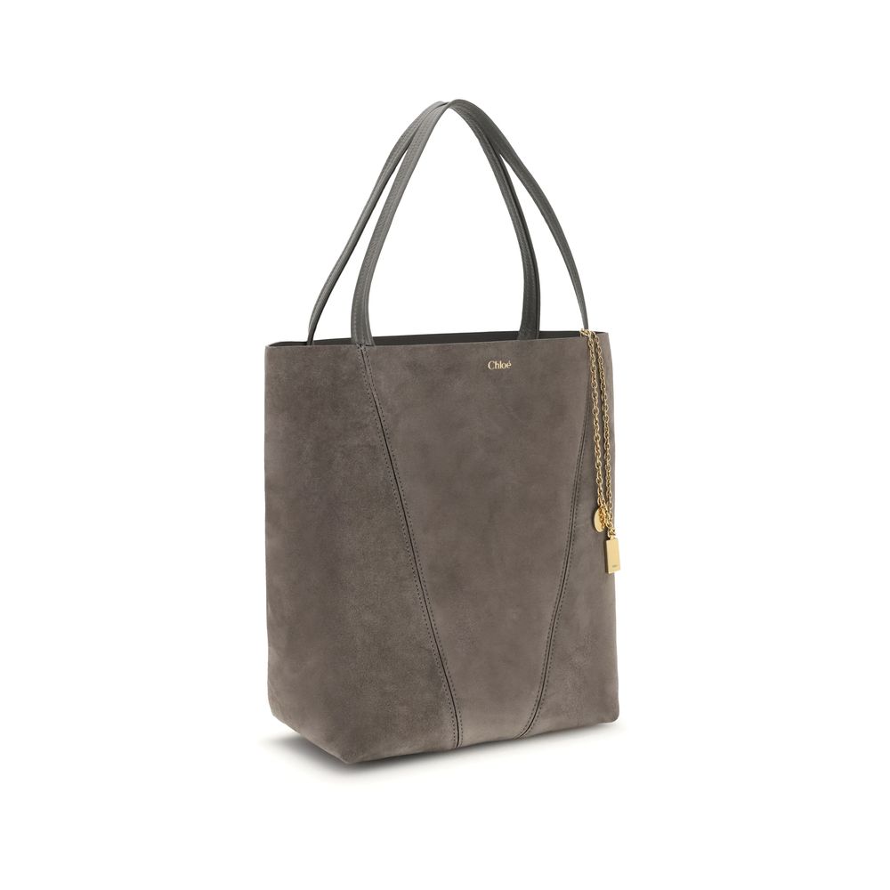 Suede Spin Tote Bag