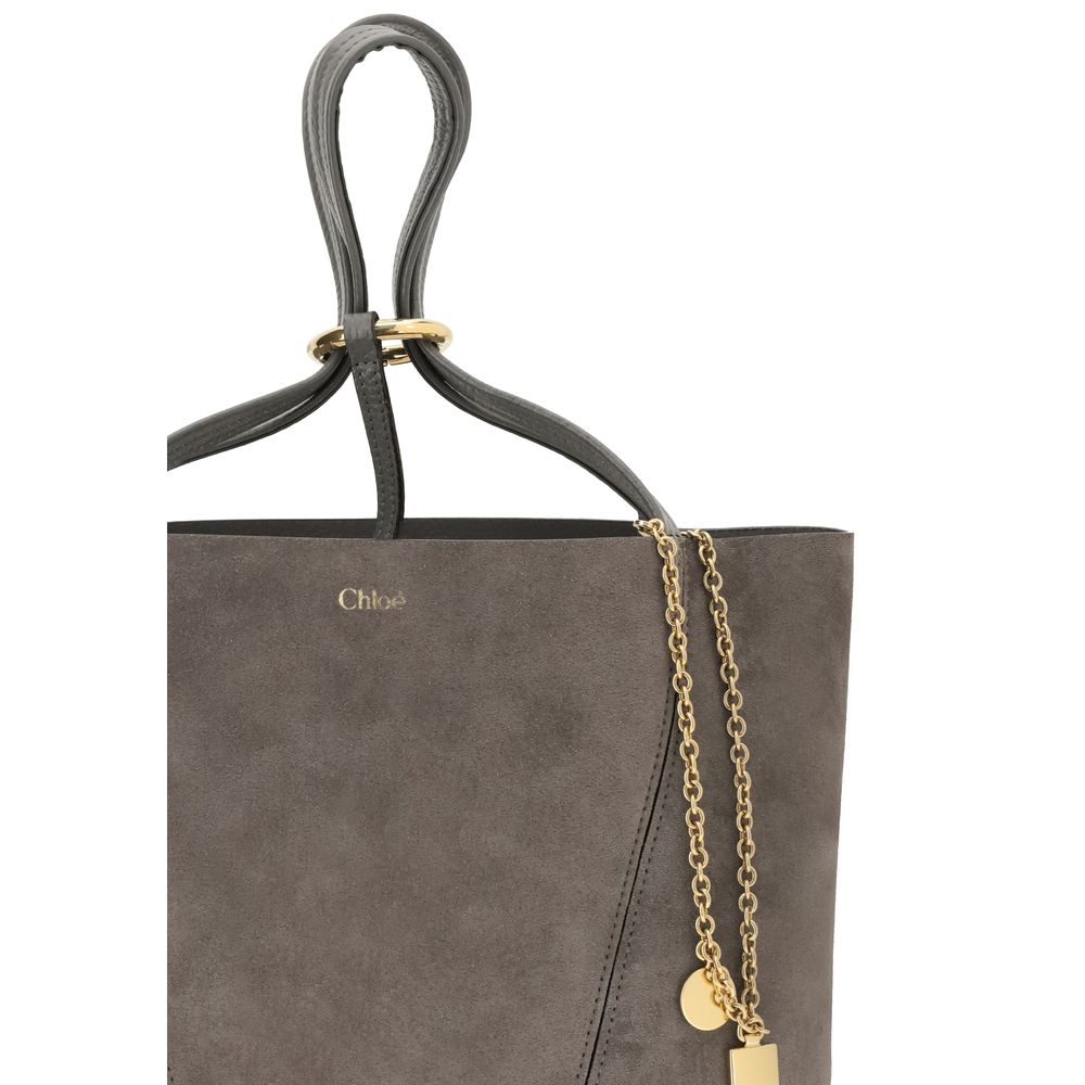 Suede Spin Tote Bag