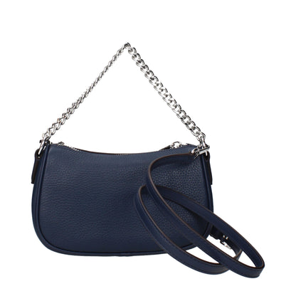 Blue Leather Handbags