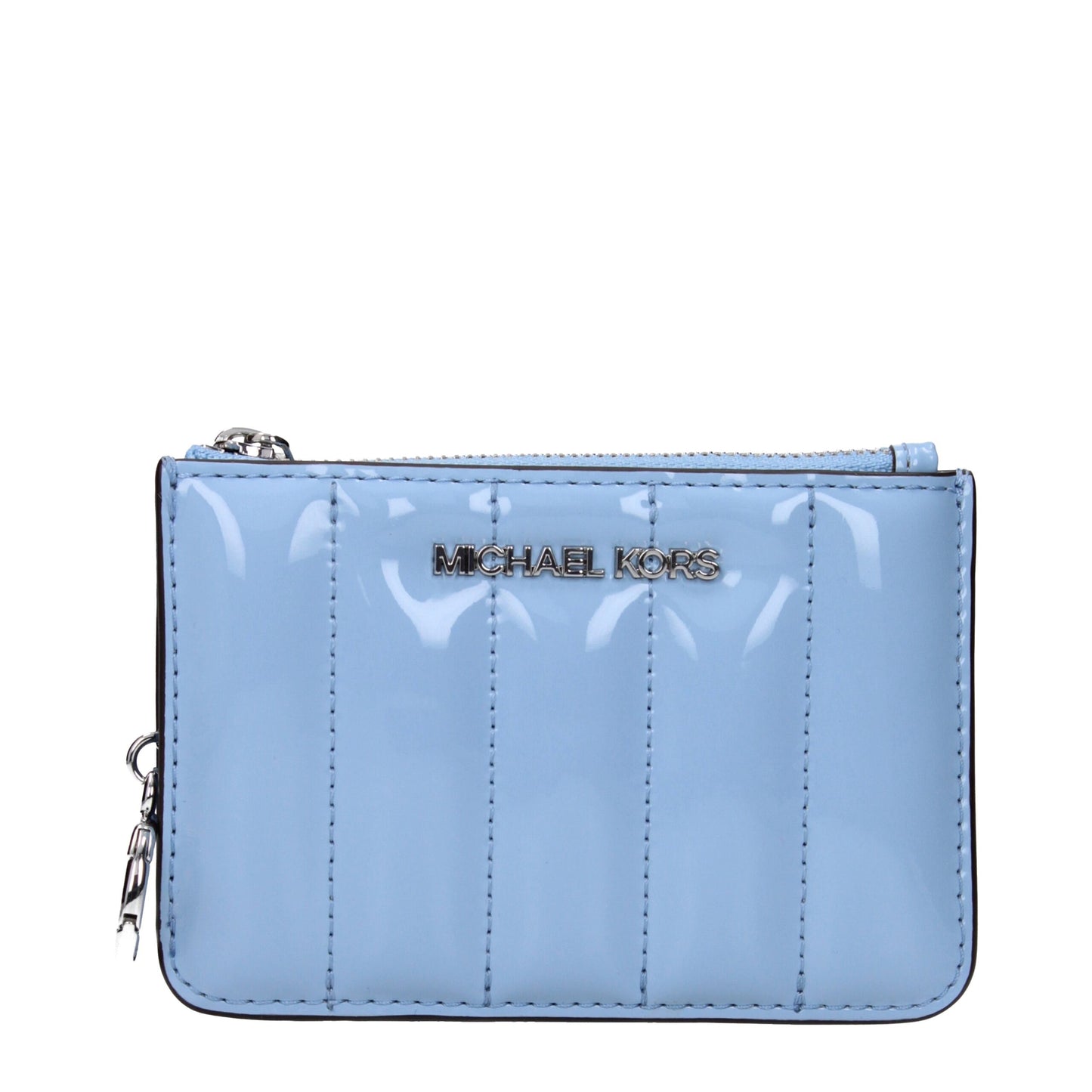Light Blue Leather Wallets
