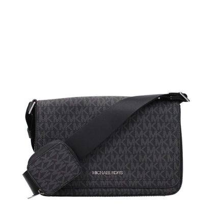 Black Fabric Crossbody Bags